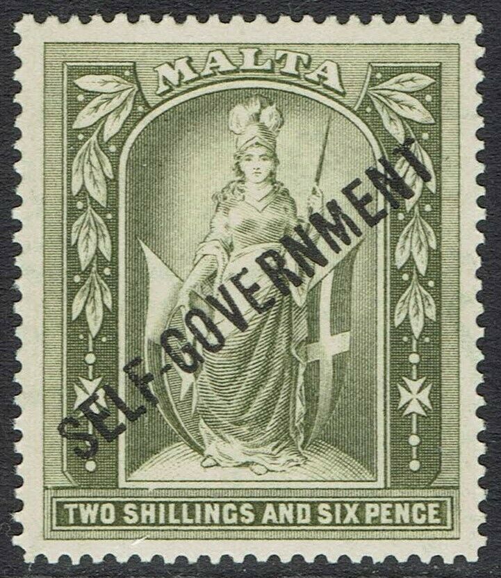 Malta 1922 Self Government 2/6