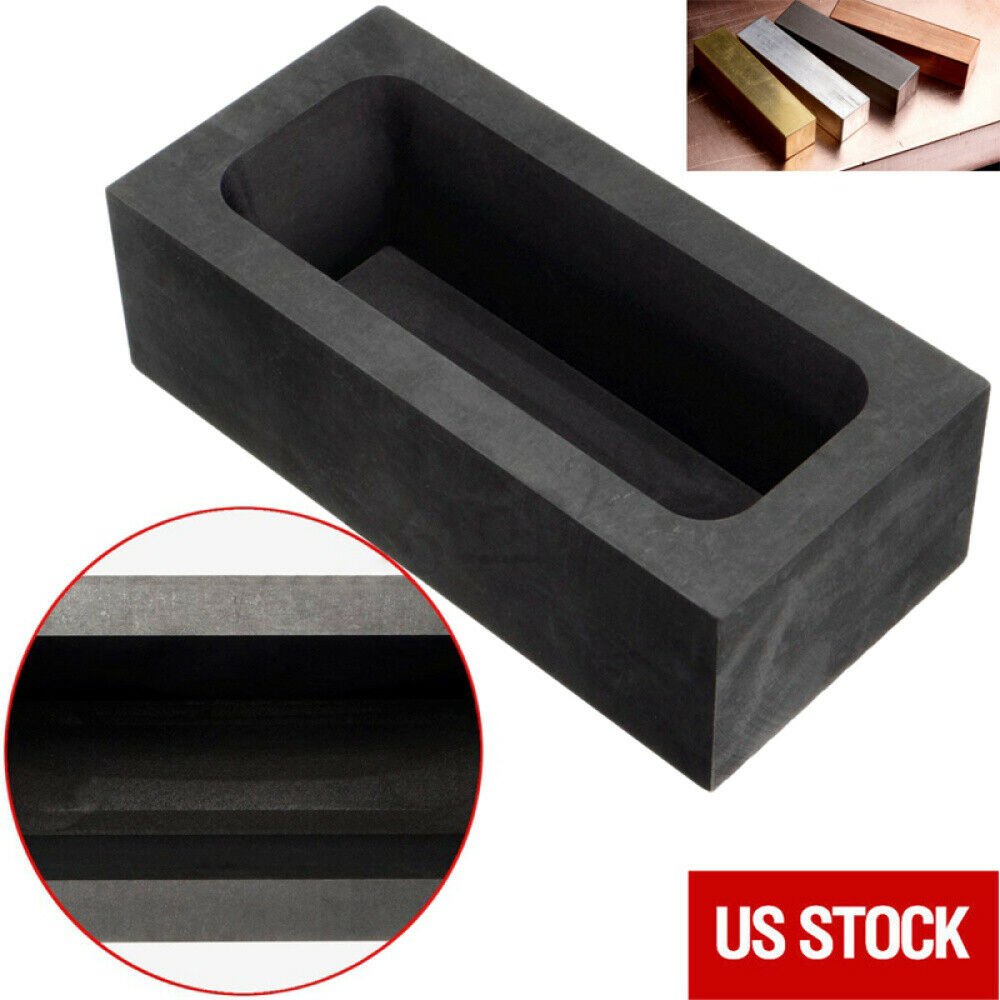 Gold Silver Graphite Ingot Mold Mould Crucible For Melting Casting Refining