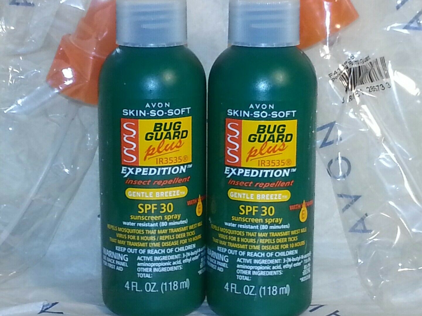 Avon Skin So Soft Sss Bug Guard Insect Repellent & Sunscreen Spf 30  Lot Of 2