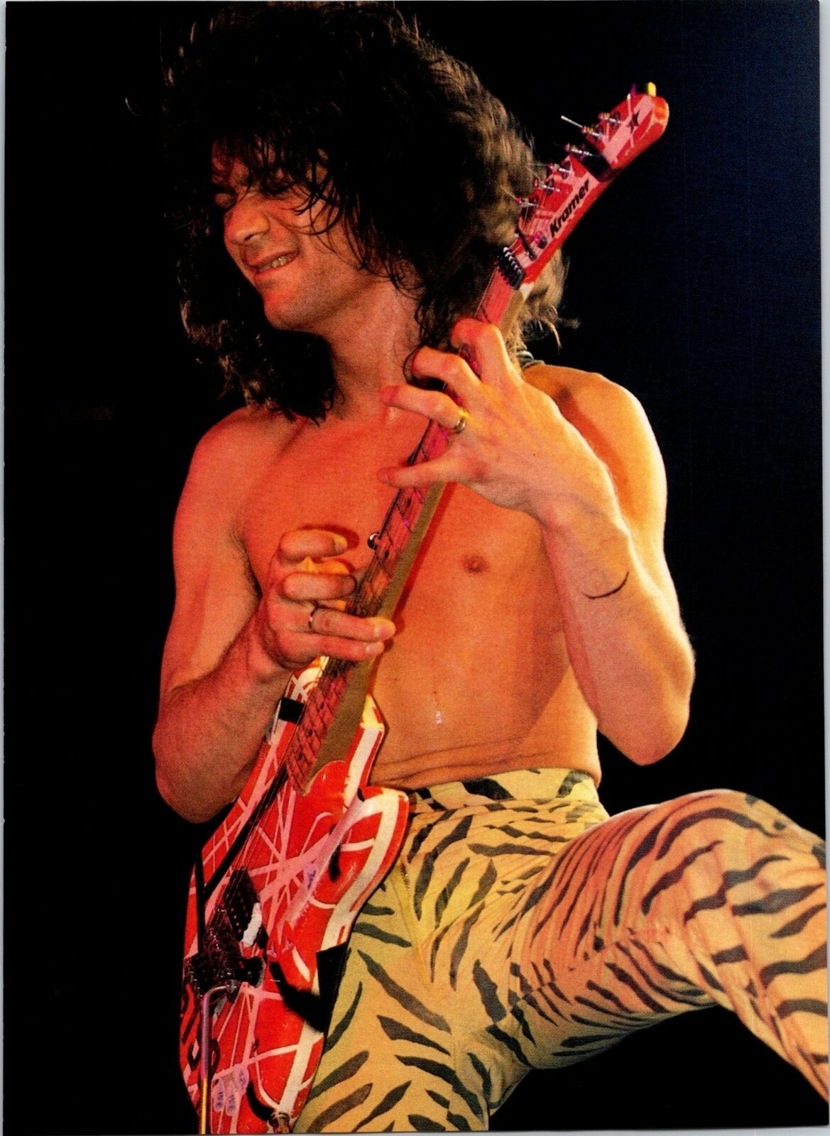 1986 Vintage 3pg Print Article/concert Review Of Van Halen In Memphis, Tennessee