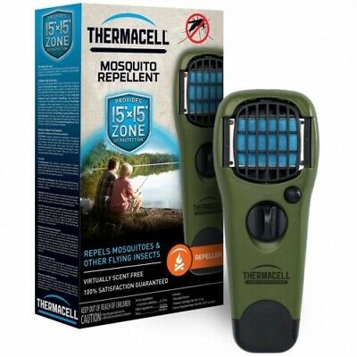 Thermacell Mosquito Repellent Appliance Mr150 Olive Green Refill Mats Ready Tuse