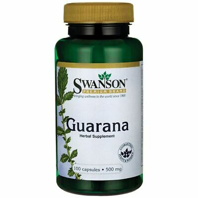 Swanson Full Spectrum Guarana 500 Mg 100 Capsules.