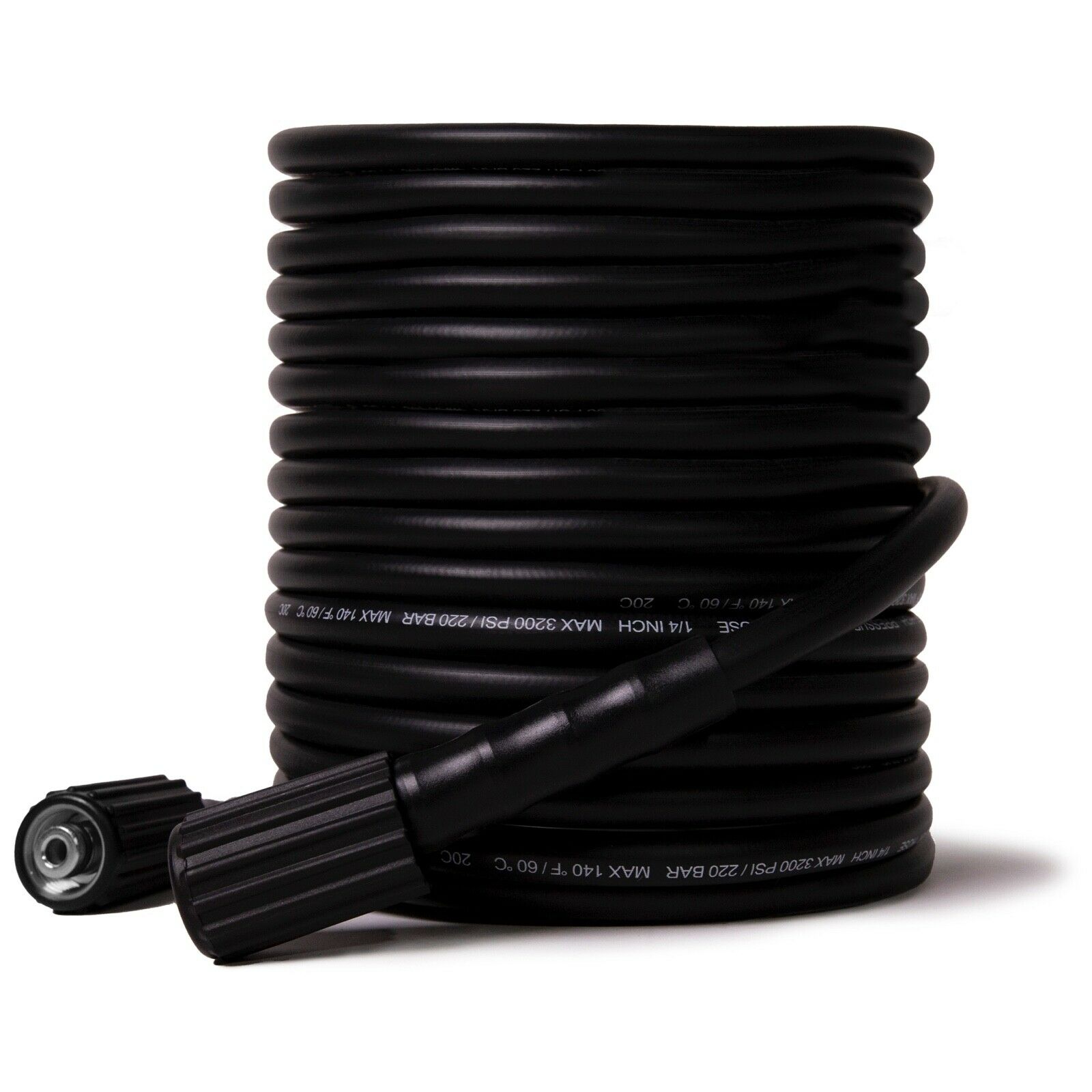 Peggas 3200 Psi Max 50ft X 1/4 Inch Pressure Washer Hose, M22 14mm