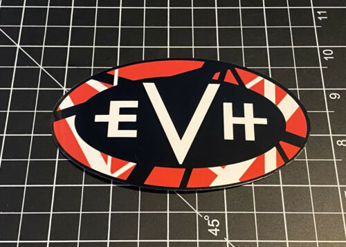 Evh Eddie Van Halen Tribute Decal Sticker Rock Free Shipping