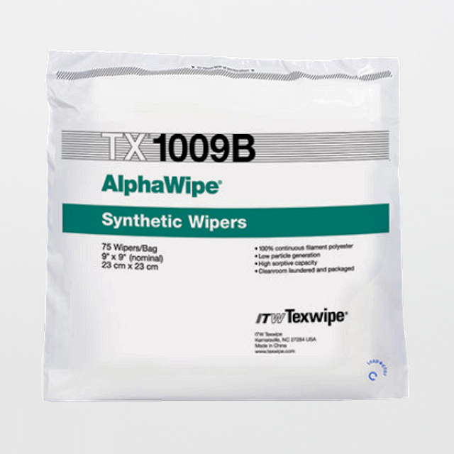Tx1009b Texwipe Alphawipe 9" X 9" Polyester Cleanroom Wiper - Bulk Packed