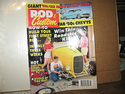 Rod & Custom Magazine October 1991 Nsra Nats East How To Build Your First St Rod