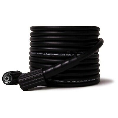 Peggas - 3200 Psi Max Pressure Washer Hose 25ft X 1/4 Inch, M22 14mm