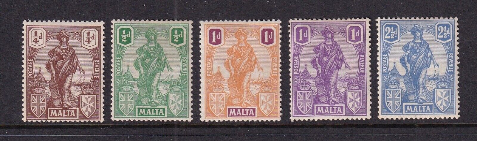 Malta Mint Stamps Sc#98-101,104 Mlh